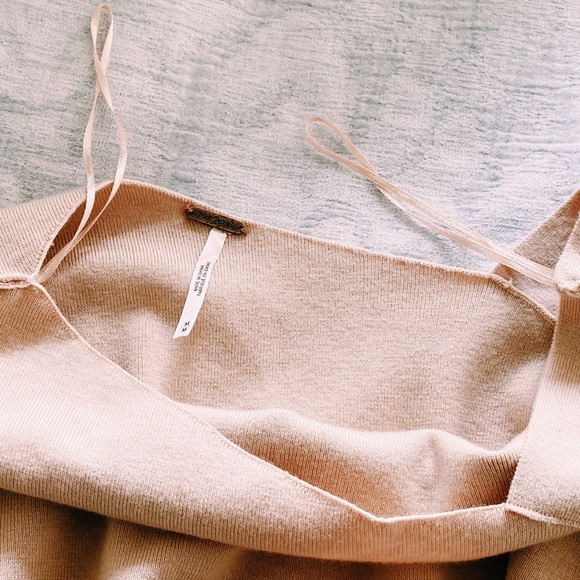 Free People Asymmetric Blush Knitwear Sweater - Picture 10 of 11